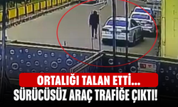 Sürücüsüz araç trafiğe çıktı! Ortalığı talan etti