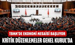 TBMM’de ekonomi mesaisi başlıyor: Kritik düzenlemeler Genel Kurul’da