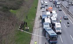 TEM'de Cezaevi Araçları Birbirine Girdi! Yaralılar Var