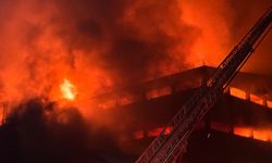 Trabzon’da fındık fabrikasındaki yangına müdahale devam ediyor