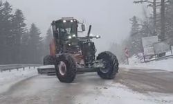 Uludağ’da bayramda kar sürprizi