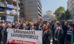 Bursa'da genç avukat için adalet yürüyüşü düzenlendi