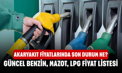 Akaryakıt fiyatlarında son durum ne?  Güncel benzin, mazot, LPG fiyat listesi