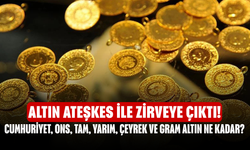 Altın ateşkes ile zirveye çıktı! Cumhuriyet, ons, tam, yarım, çeyrek ve gram altın ne kadar?
