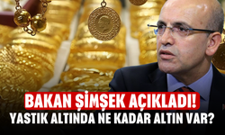 Bakan Şimşek açıkladı! Yastık altında ne kadar altın var?