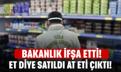 Bakanlık ifşa etti! Et diye satıldı, at eti çıktı!