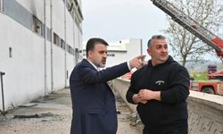 Başkan Vekili Şahin Biba İnegöl'de Yangın Bölgesinde İncelemelerde Bulundu