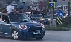 Bursa'da düğün konvoyu tehlike saçtı!