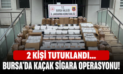 Bursa'da kaçak sigara operasyonu! 2 kişi tutuklandı...