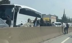 Bursa'da kontrolden çıkan otomobil takla attı!