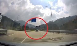 Bursa'da ters yönden gelen araç faciayı böyle teğet geçti!