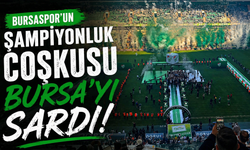 Bursaspor kupayı kaldırdı! Atatürk Matlı Stadyumu’nda tarihi gece