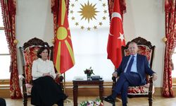 Cumhurbaşkanı Erdoğan, Kuzey Makedonya Cumhurbaşkanı Davkova ile Görüştü