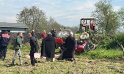 Devrilen traktörün altında kalarak hayatını kaybetti