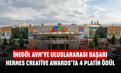 İnegöl AVM’ye Uluslararası Başarı! Hermes Creative Awards’ta 4 Platin Ödül