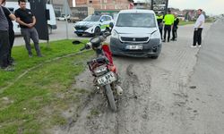 İnegöl D-200’de korkutan kaza! Motosiklet sürücüsü ağır yaralı