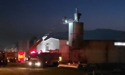 İnegöl OSB’de talaş silosu yangını paniğe neden oldu