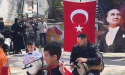 İnegöl Sinanbey İlkokulu’nda Darbukalı 23 Nisan Coşkusu
