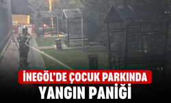 İnegöl’de Çocuk Parkında Yangın Paniği