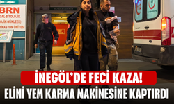 İnegöl’de Feci Kaza! Elini Yem Karma Makinesine Kaptırdı