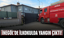 İnegöl'de ilkokulda yangın çıktı!