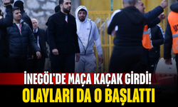 İnegöl'de maça kaçak girdi! Olayları da o başlattı