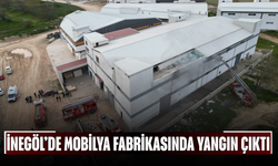 İnegöl’de Mobilya Fabrikasında Yangın Çıktı