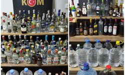 İnegöl’de Sahte İçki Operasyonu! 436 Litre Ele Geçirildi