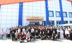 İnegöl'de Şampiyon Halk Dansları Ekibine Tebrik Ziyareti