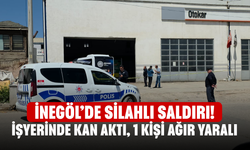 İnegöl’de Silahlı Saldırı! İşyerinde Kan Aktı, 1 Kişi Ağır Yaralı