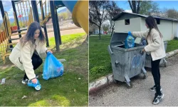 İnegöl'de Üniversite Öğrencisinden “Çöp Değil, Sosyal Sorumluluk“ Projesi
