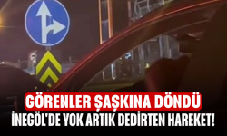 İnegöl'de yok artık dedirten hareket! Görenler şaşkına döndü