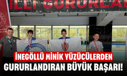 İnegöllü minik yüzücülerden gururlandıran büyük başarı!