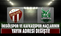İnegölspor ve Kafkasspor maçlarının yayın adresi değişti!