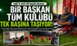İznik’te bir kulübün yükü tek omuzda! Başkan sahada, kuliste, her yerde