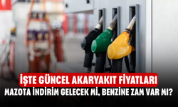 Mazota indirim gelecek mi, benzine zam var mı? İşte güncel akaryakıt fiyatları