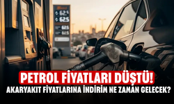 Petrol fiyatları düştü!  Akaryakıt fiyatlarına indirim ne zaman gelecek?