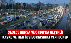 Sadece Bursa ve Ordu'da geçerli! Kasko ve trafik sigortasında yeni dönem