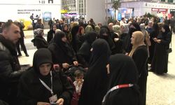 Yılın ilk hacı adayları İstanbul Havalimanı'ndan kutsal topraklara uğurlandı
