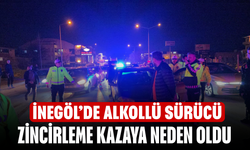İnegöl’de Alkollü Sürücü Zincirleme Kazaya Neden Oldu: 4 Yaralı