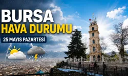 25 Mayıs 2026 Bursa Hava Durumu