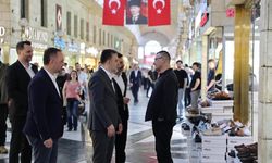 Başkan Vekili Şahin Biba'dan şehitlik, esnaf ve itfaiye ziyareti!