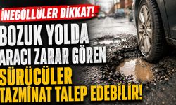 Bozuk Yolda Aracı Zarar Gören Sürücüler Tazminat Talep Edebilir