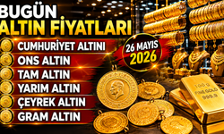 Bugün Cumhuriyet, ons, tam, yarım, çeyrek ve gram altın ne kadar? 26 Mayıs 2026