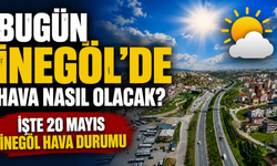 Bugün İnegöl’de hava nasıl olacak? İşte 20 Mayıs İnegöl hava durumu