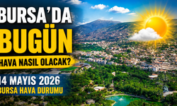 Bursa’da Bugün Hava Nasıl Olacak? 14 Mayıs 2026 Bursa Hava Durumu