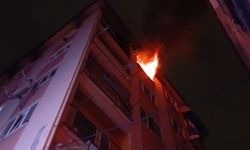 Bursa'da 6 katlı binada yangın paniği