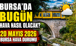 Bursa’da Bugün Hava Nasıl Olacak? 20 Mayıs 2026 Bursa Hava Durumu