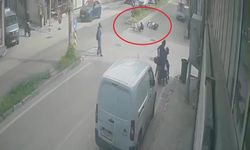 Bursa’da Kararsız Bisikletli Kazaya Neden Oldu! O Anlar Kamerada