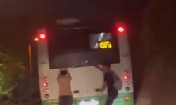 Bursa'da patenli gençlerin tehlikeli yolculuğu kamerada